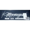 Moon Eyes MOONEYES MOON CITY YOKOHAMA Decal Sticker White DM-089