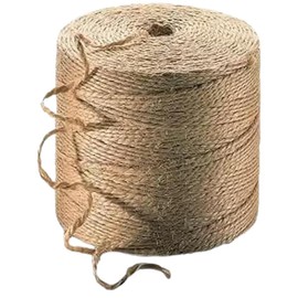 MADI Natural Jute Rope Twine, 3 ply, 100 Meters (328 ft.) for DIY, Arts, Crafts, Gift Holiday wrappings, Decorations, Gardening, Binding, Durable Packing String