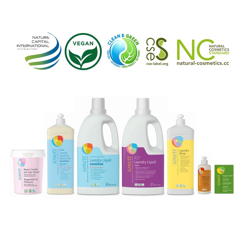 Sonett Natural Compostable Eco Sponges for Dishes Scratch Free for