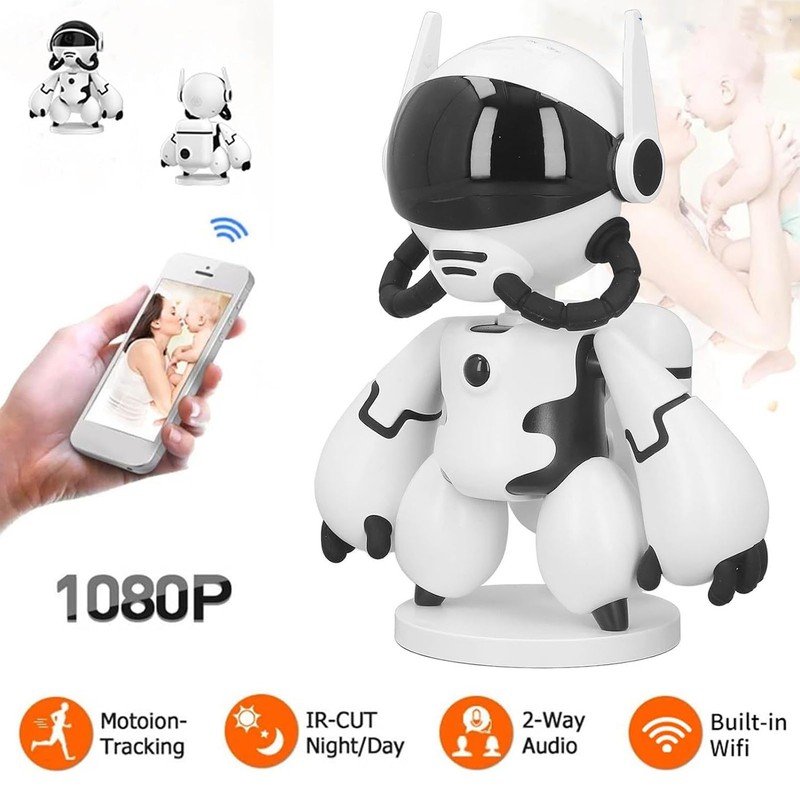 Indoor Security Camera PIR Human Detection 2MP Night Vision Video