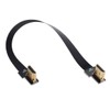 Xiwai CYFPV デュアル 90度 L字型HDMI タイプA オス-オス HDTV FPC フラットケーブル