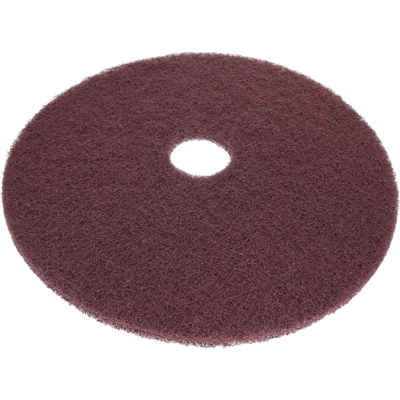 PRO SOURCE Maroon Polyester Extra Heavy Duty Floor Stripping Pads: