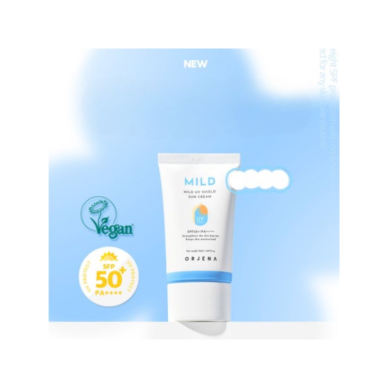 ORJENA Mild UV Shield Sun Cream SPF50+ PA++++ 50ml