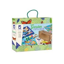 Janod - Garden Explorer - Explorer Briefcase - Arts & Crafts Kit - 6 Different Activities - Children’s Craft Activity - New Collection - Toy for Ages 6 +, J09113