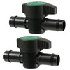 Habitech 2-Pack In-Line Barbed Ball Valve for 3/4 Inch Tubing