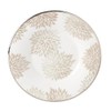 Lenox Floral Patina Saucer, 1 Count, White