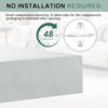 FOUXTEL Extra Thickness 3 Layer Couch Cushion Replacement, 24"x27"x6" Sofa
