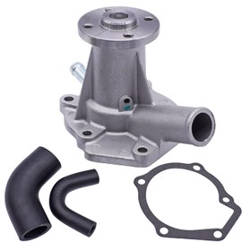 Water Pump with Radiator Hoses 15852-73030 15531-73350 15531-72870 Replacement for Kubota B20 B1550 B1750 B2150 B5200 B6200 B7200 B8200 B9200