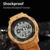 Men Sport Digital Chronograph Rubber Strap Watch Waterproof Outdoor Sporty
