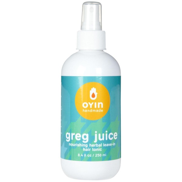 Oyin Handmade Greg Juice Herbal Leave-In Hair Tonic, 8.4 Ounce