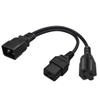 JORINDO 0.32M/1FT C20 to C19+5-15 Y Splitter Power Plug,PDU/UPS Plug
