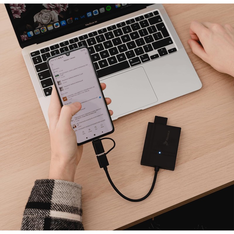 REAGLE 5-in-1 TF SD MS CF XD MicroSD Card Reader
