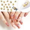 30 Pieces Spinning Nail Charms Nail Art Rotating Charm Rotating