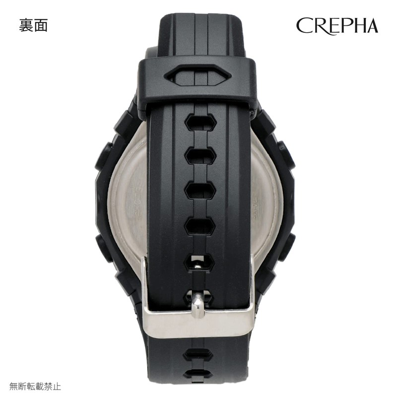 Clefer FDM7862 Wristwatch, Solar, Waterproof, Multifunctional, Digital Urethane Strap, Men's