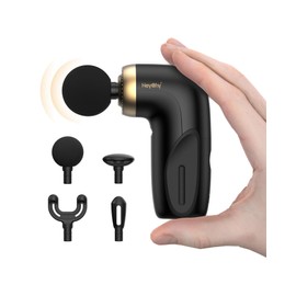 A1 Super Mini Massage Gun, Percussion Deep Tissues Muscle Massager, Travel Massage Gun, Compact Sports Massager, Portable Handheld Massager for Office, Home, Athletes(Black)
