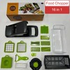 16 in 1 Vegetable Cutter Manual Mandoline Fruit Vegetable Cutter