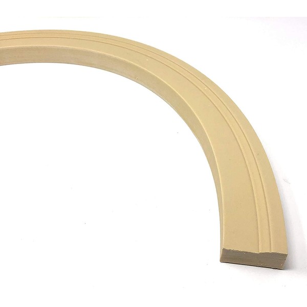 FLEXTRIM #180: Flexible Brick Molding: 1.25" Thick x 2" Wide - PRE Curved to fit Half Round Arches 67" Diameter up to 84" Diameter