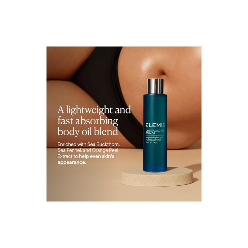 Elemis Cellutox Aceite corporal activo, celulitis y aceite de limpieza