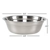 Xyskin Set of 4 Stainless Steel Mixing Bowl Set, Metal