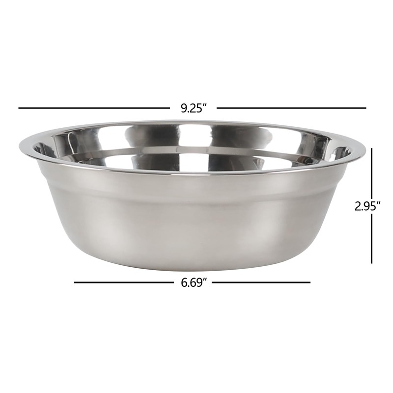 Xyskin Set of 4 Stainless Steel Mixing Bowl Set, Metal