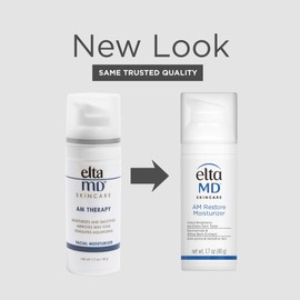 EltaMD EltaMD AM Restore Face Moisturizer for Women and Men, Light Moisturizer Face Cream, Made with Niacinamide and Hyaluronic Acid, 1.7 oz Pump