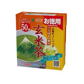 Kokutaro Value Value Scented Brown Rice Tea Bag Triangular Tea Bags, 50 Packs x 3