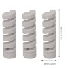 5Pcs Spiral Cable Wrap, Rubber Bike Housing Protector Frame Guard