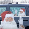 Thumbs Up rw Santlhd – Ride With Santa – Window