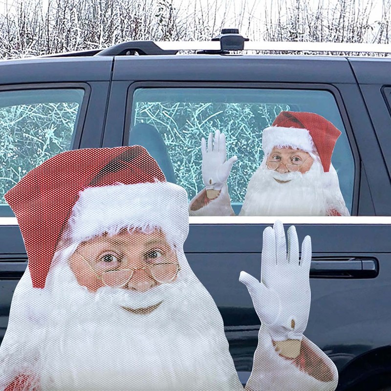 Thumbs Up rw Santlhd – Ride With Santa – Window