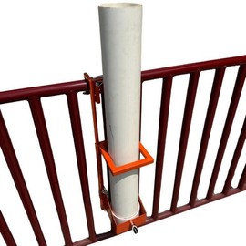Ag-Rite Hanging Vertical Pipe Waterer for Livestock – Adjustable Height 33” to 20” | Secure Latching Mechanism | Durable, Easy-to-Install Waterer for Pigs & Other Livestock