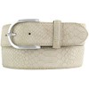 BELTINGER Women's Python Embossed Belt 4 cm Leather Belt for