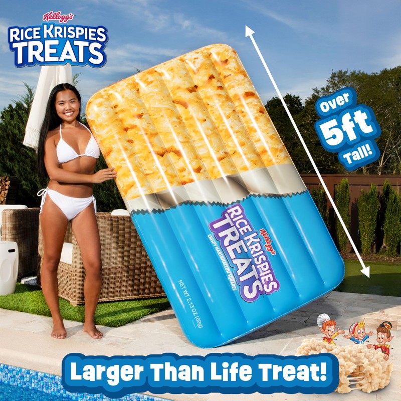 Giant Rice Krispies Pool Float, 6 Feet Extra Large Inflatable