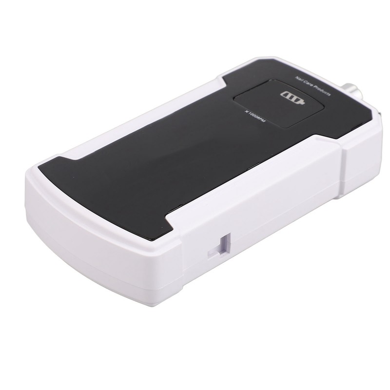 Black Rechargeable Electric Nail Drill Portable Nail Polish Machine Electric