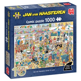 Jan van Haasteren - Studio 10 years - 1000 piece jigsaw puzzle for adults