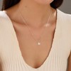 SUYACS 925 Sterling Silver Star Bead Necklaces for Women 14K