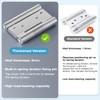 Ranbo 3 Inch Heavy-Duty 304 Stainless Steel Double Spring Hinge,