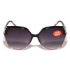 V.W.E. Women Oversized Rhinestones BIFOCAL Reading Sunglasses - Outdoor Reader