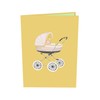papercrush papercrush® Pop Up Karte zur Geburt mit Kinderwagen -