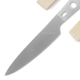 EZSMITH *Savannah Paring Knife Combo Kit - DIY Blade w/Yellowheart Scales