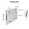 French Cleat Picture Hanger, Aluminum Z Hanger Interlocking Wall Mounting
