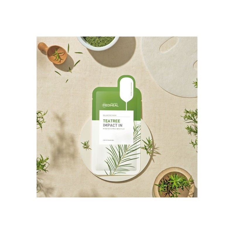 Mediheal Tea Tree Impact-in Balancing Mask 10 Sheets / 메디힐