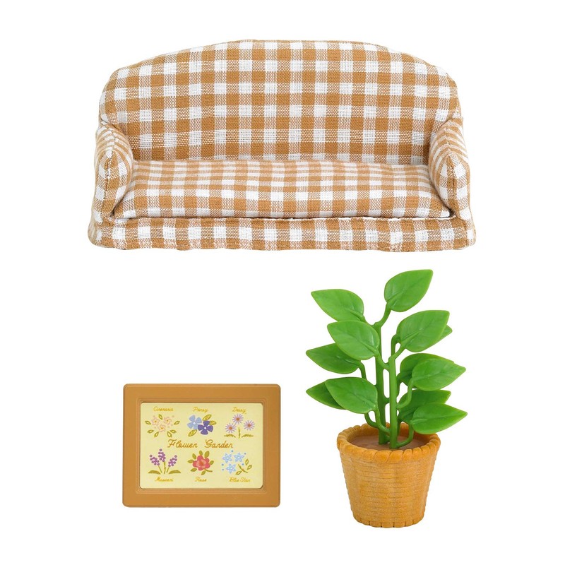 1 X Sylvanian Families Living Room Sofa over -518