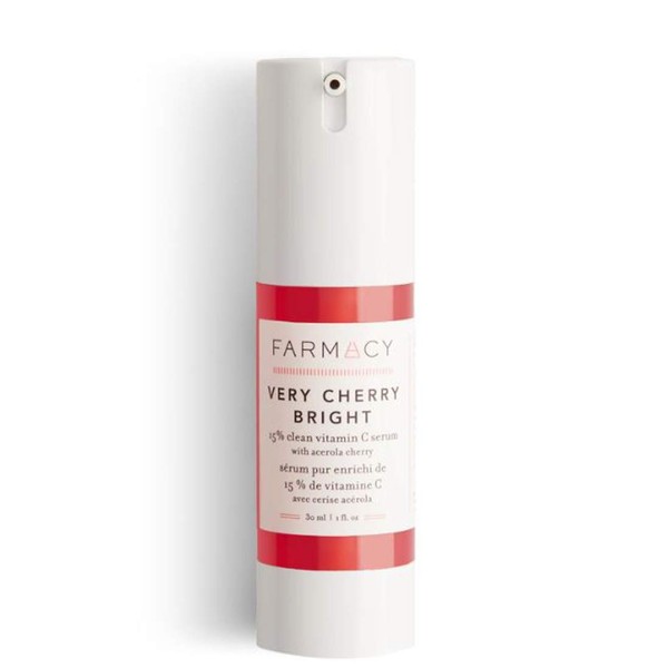 Farmacy Very Cherry Bright Face Serum 1 Fl. Oz! 15% Clean Vitamin C Serum! Vitamin C For Face! Vitamin C-Rich Acerola Cherry And Hyaluronic Acid! Brighten, Firm And Hydrate Skin!