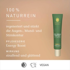PRIMAVERA Eye Cream for Face - Cell Renewing 25 ml - Natural Cosmetics - Highly Effective Eye and Face Cream for All Skin Types - Cell Renewal for Eyes and Face - Vegan