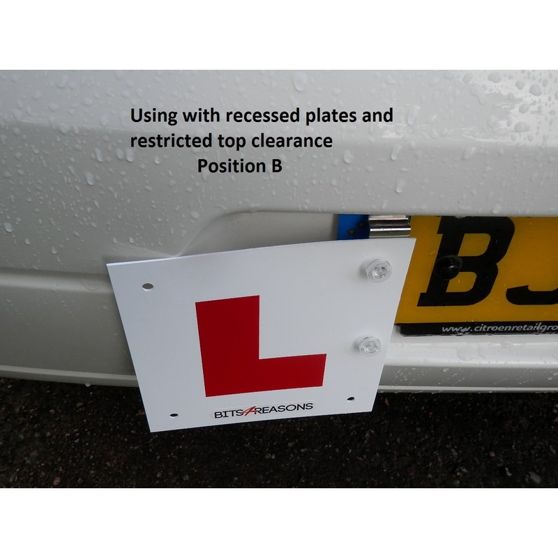 BITS4REASONS - PROFESSIONAL GRADE CLIP ON L PLATE FOR STANDARD