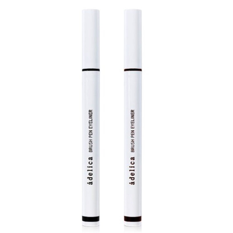 Atomy Adelica Brush Pen Eyeliner / Dark Brown 1ea /