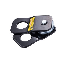 Sinoking Winch Snatch Block 8000lbs/4T Max Load, Heavy Duty Rope Pulley&Recovery vehicle easily,ATV Winch Accessories,Universal snatch block for winches.Black textured coating.