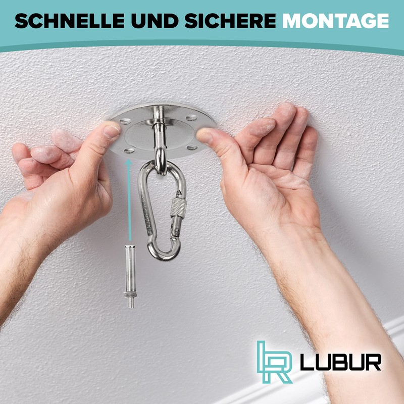 Lubur Heavy Duty Hook – TÜV SÜD Tested Ceiling Hook