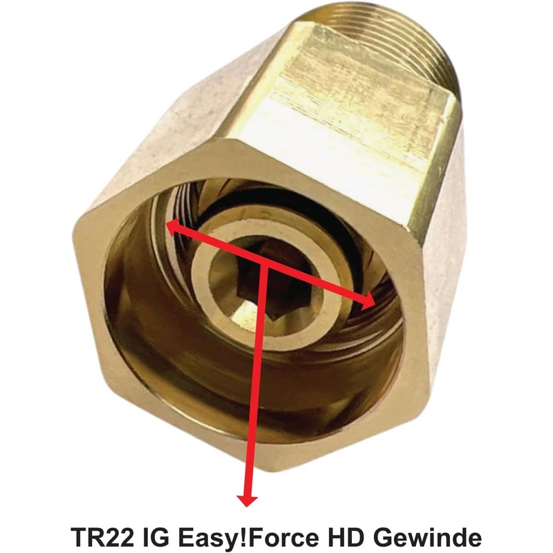 M&M Smartek Pressure Washer Adaptor for Easy!Lock M22 x 1.5