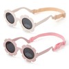 Komorebi Baby Girl Sunglasses with Strap Toddler Sunglasses Age 1-2